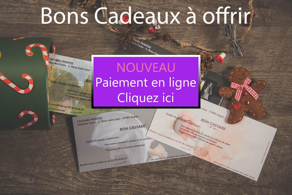 Bon cadeaux en ligne